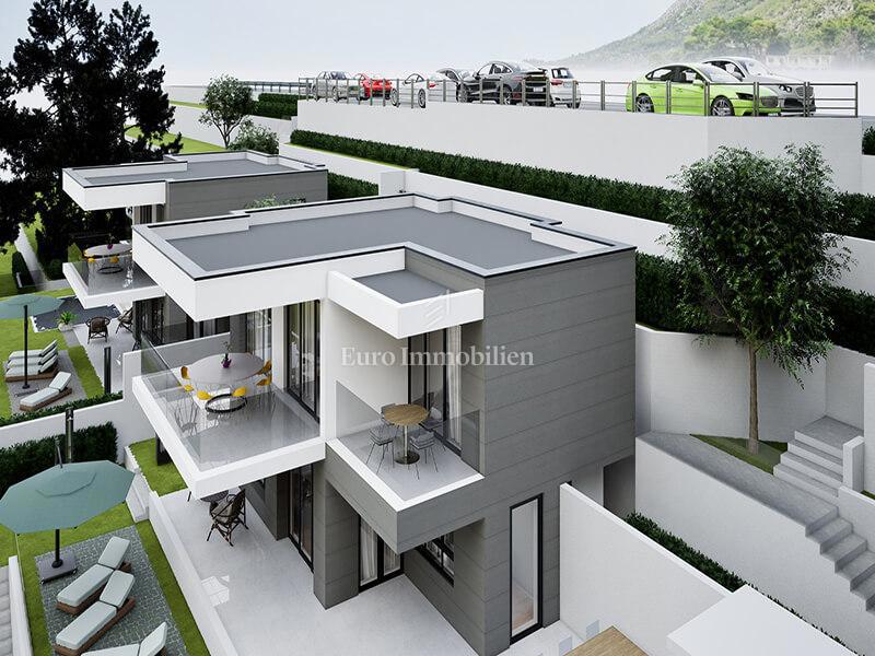 Živogošće - terreno edificabile con permesso e vista mare