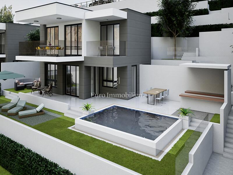 Živogošće - terreno edificabile con permesso e vista mare