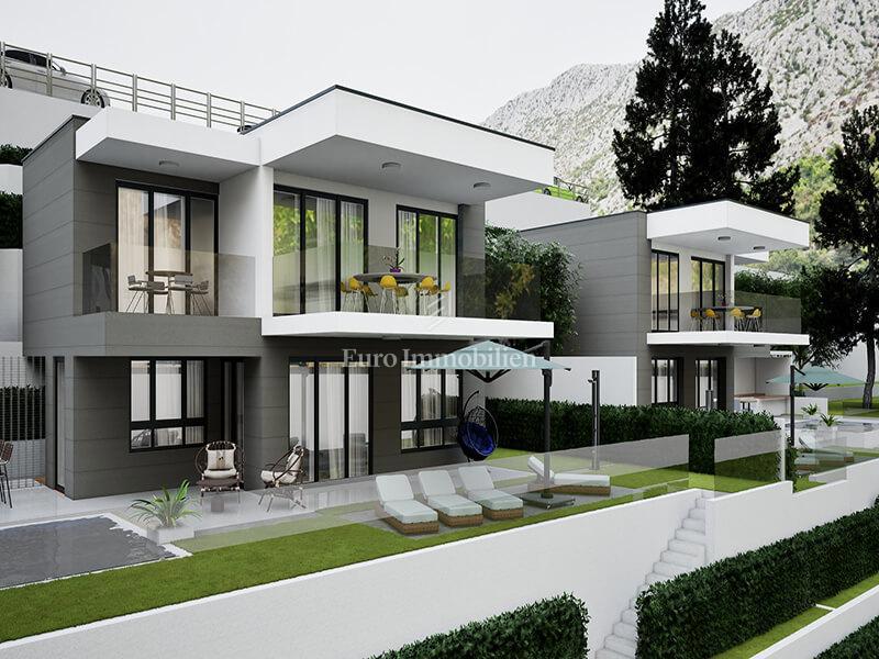 Živogošće - terreno edificabile con permesso e vista mare