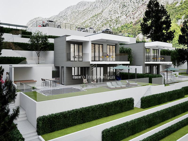 Živogošće - terreno edificabile con permesso e vista mare