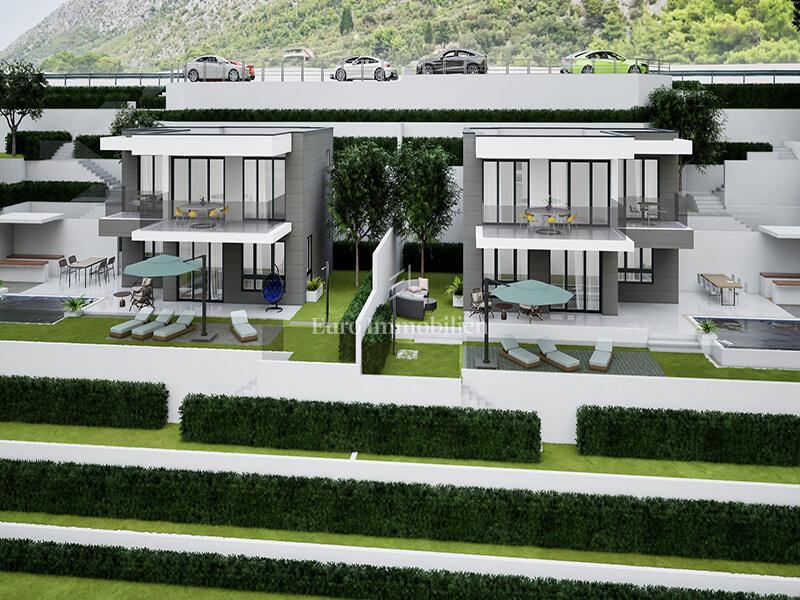 Živogošće - terreno edificabile con permesso e vista mare