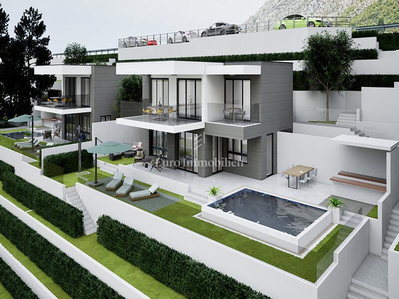 Živogošće - terreno edificabile con permesso e vista mare