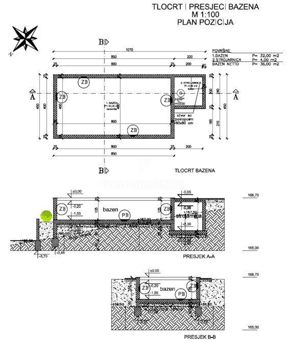 Luxury villa under construction with sea view