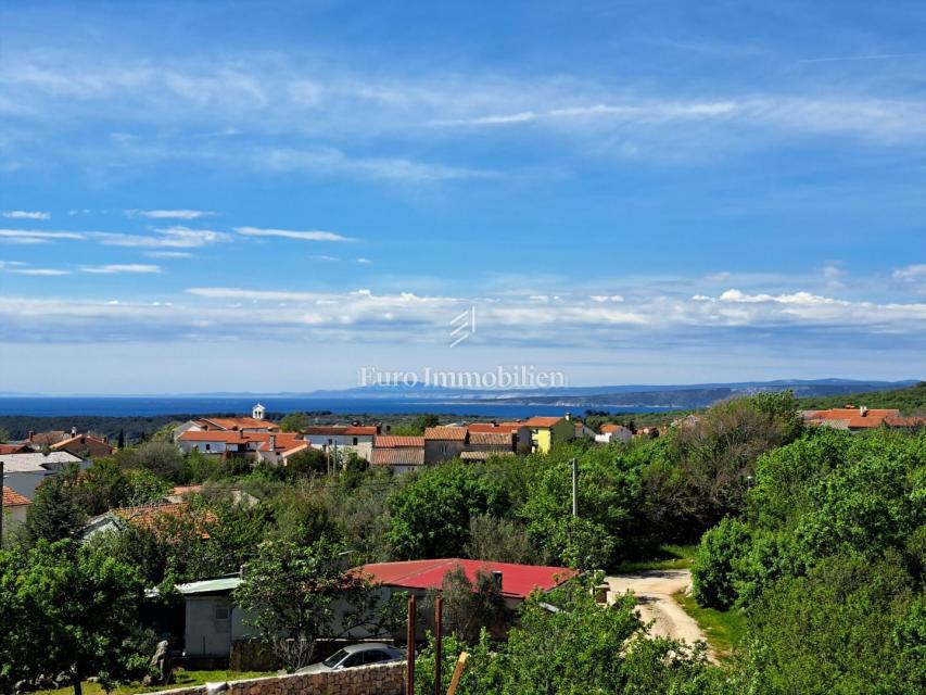 L'isola di Krk - villa con una bellissima vista e piscina