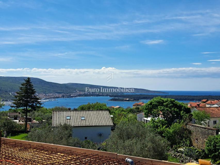 L'isola di Krk - villa con una bellissima vista e piscina