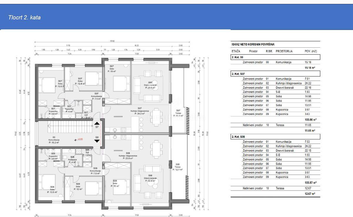 Nuova costruzione con vista mare! Appartamento al 2° piano