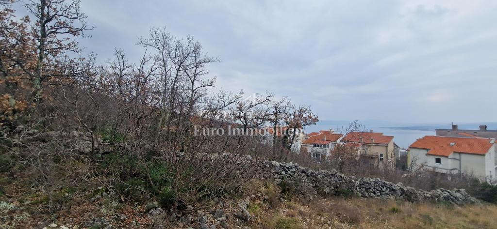 Crikvenica, terreno con vista in una posizione eccellente