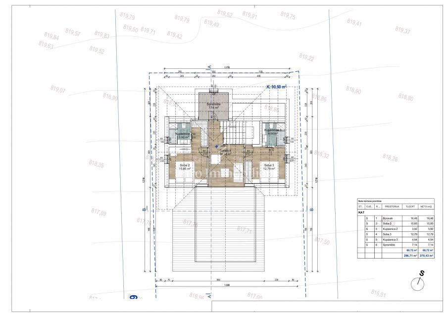 Terreno con permesso di costruzione per una casa