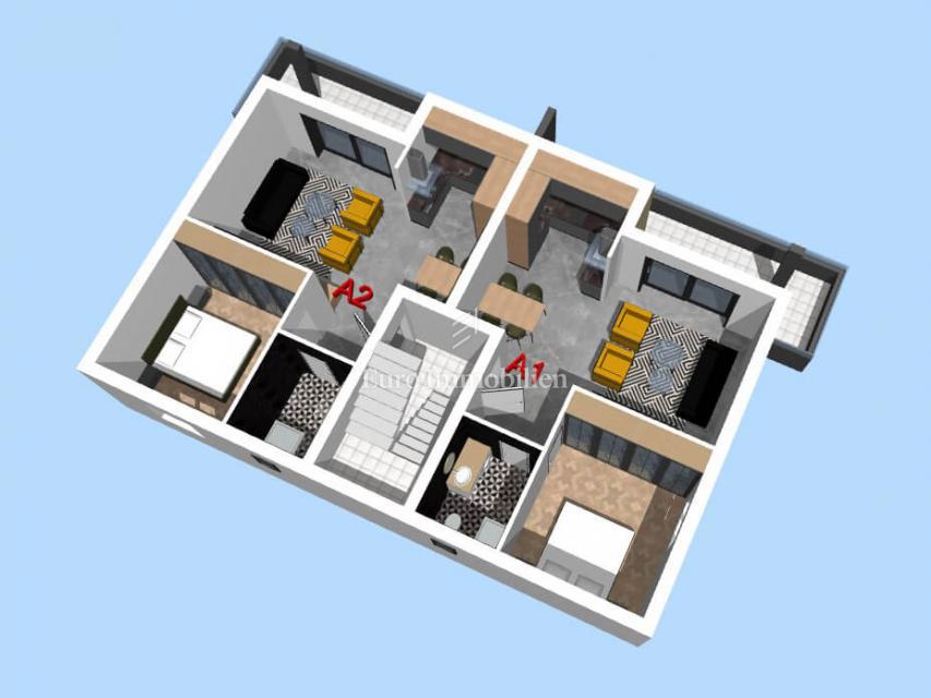 Makarska – appartamenti in nuova costruzione con vista sul mare