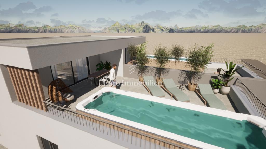 Appartamento con terrazza panoramica, vista mare
