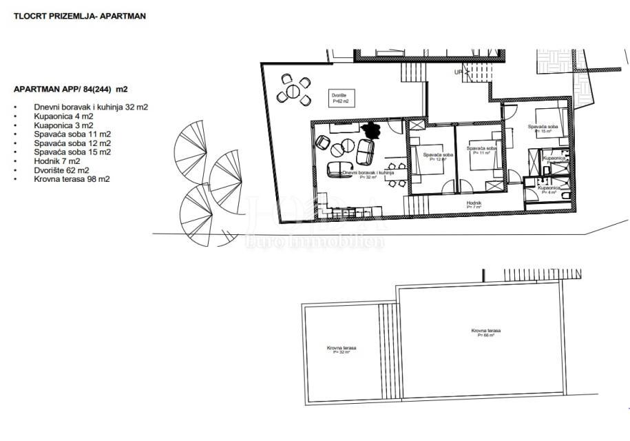 Crikvenica - casa con giardino e terrazza sul tetto