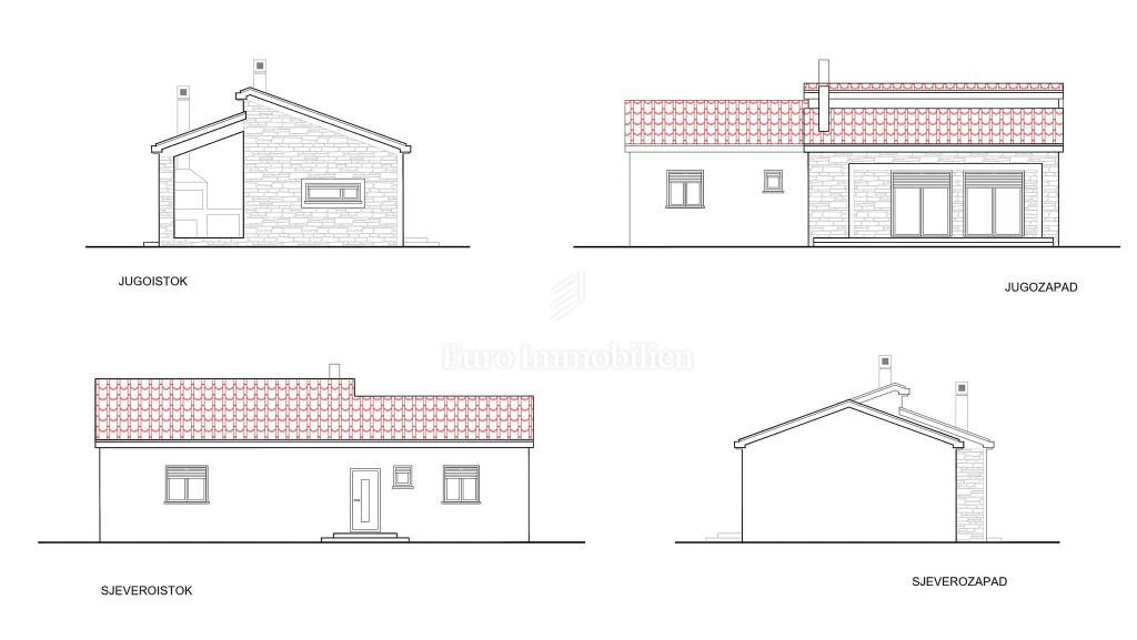 Vrsi - casa con piscina in un ambiente tranquillo