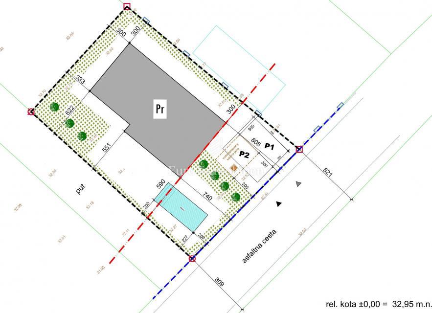 Vrsi - casa con piscina in un ambiente tranquillo
