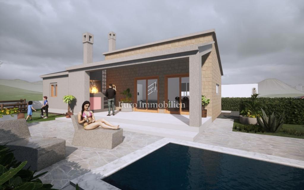 Vrsi - casa con piscina in un ambiente tranquillo