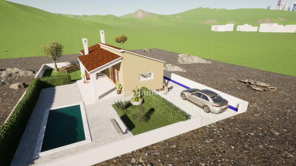 Vrsi - casa con piscina in un ambiente tranquillo