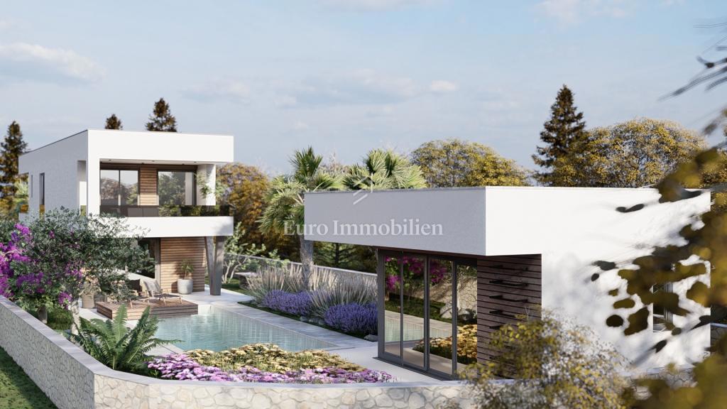 Dintorni di Baška - villa indipendente con piscina