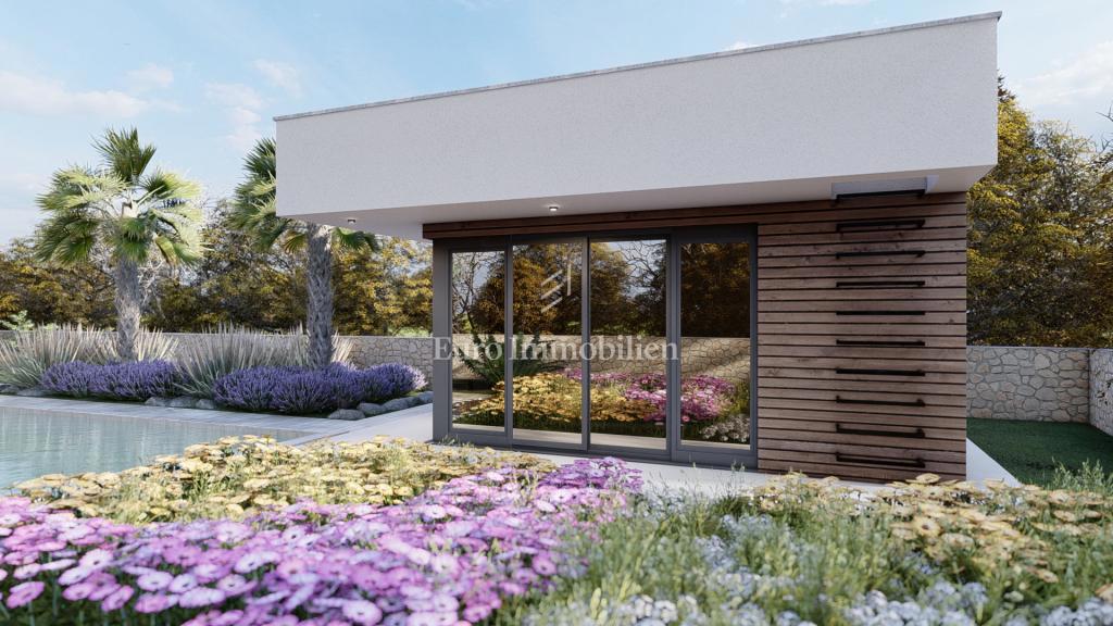 Dintorni di Baška - villa indipendente con piscina