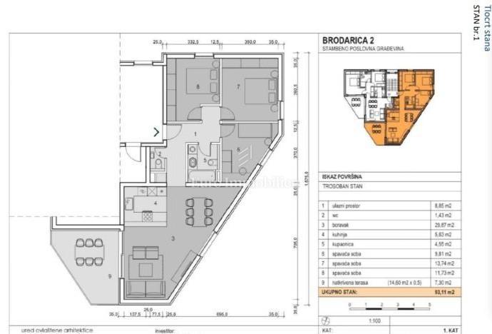 Brodarica, appartamento spazioso, a 50 m dal mare