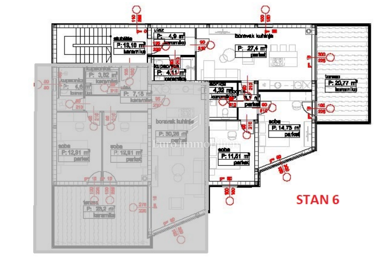 Appartamento 2° piano nuova costruzione, 250 m mare