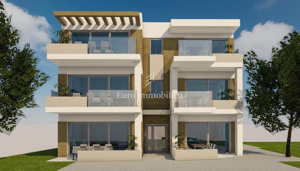 Appartamento nuovo con giardino, vicino al mare