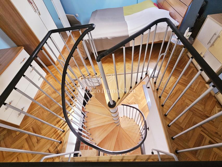 Malinska – appartamento con vista mare, posizione tranquilla