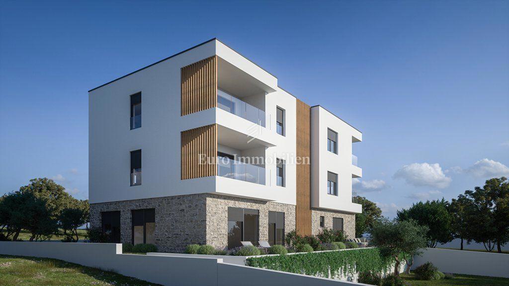 Brodarica - appartamento in un nuovo edificio, 2º fila fronte mare