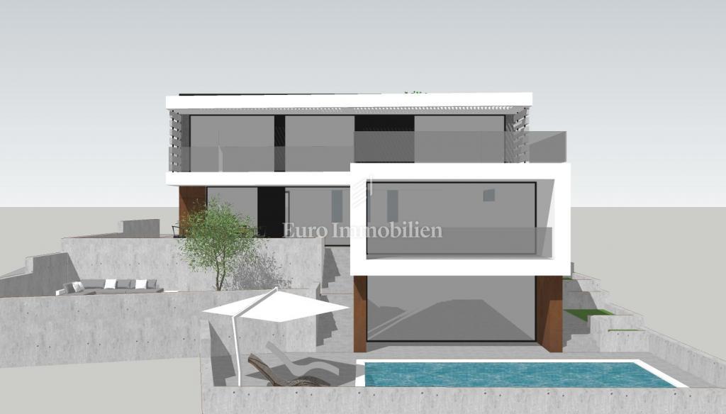 Sukošan - terreno edificabile con permesso, a 350 m dal mare