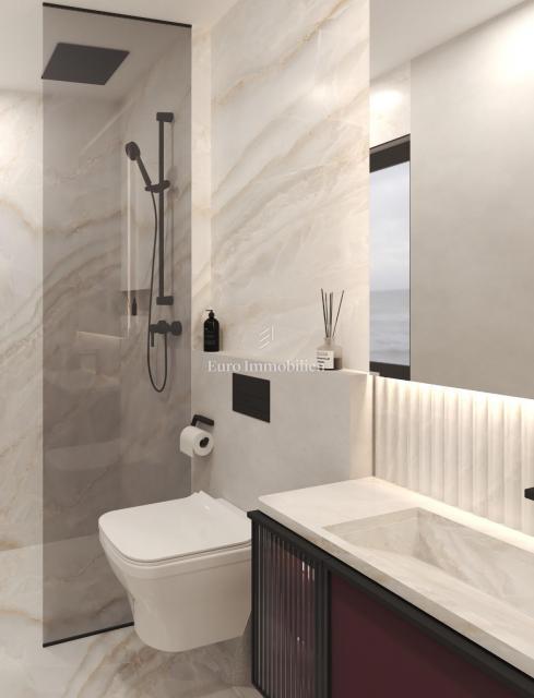 Attico di lusso con vista mare vicino a Opatija