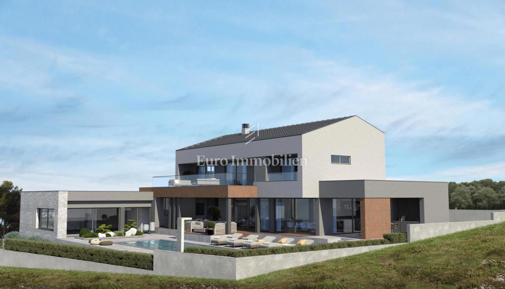 Zona Albona, terreno edificabile con permesso di costruire