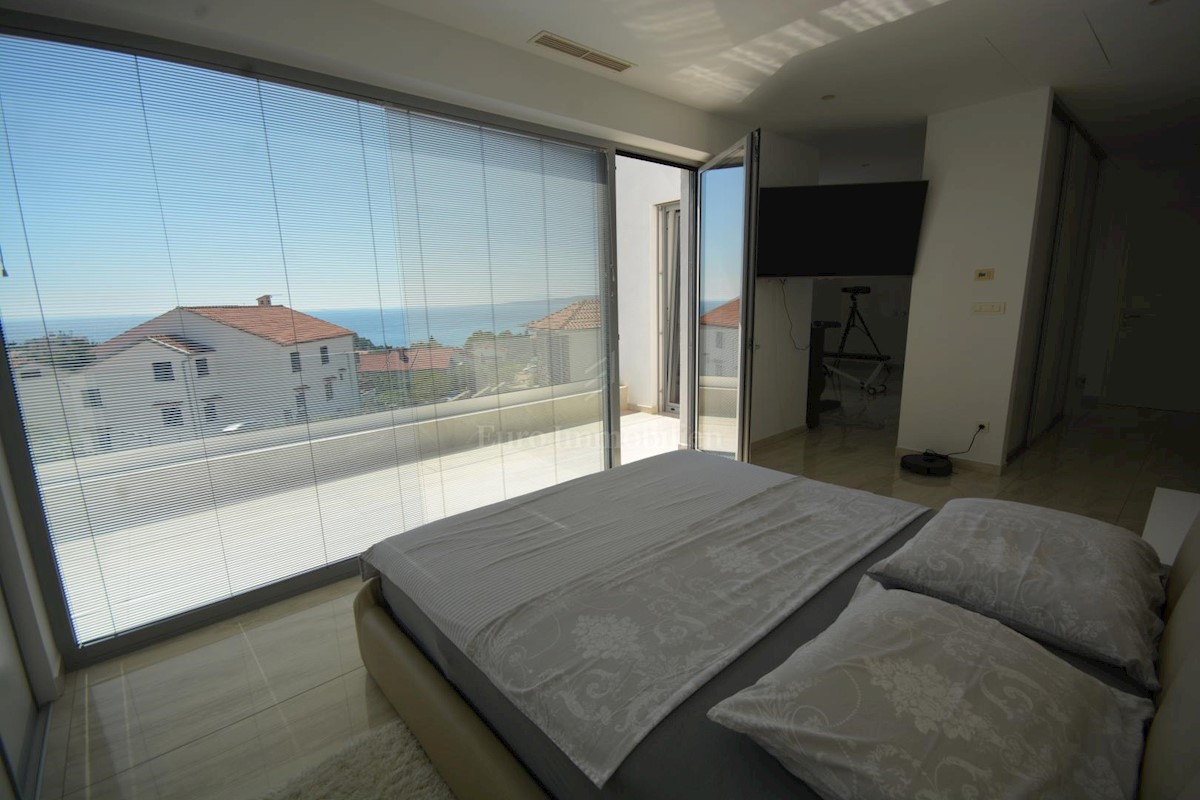 Luxury villa with sea view, island of Krk