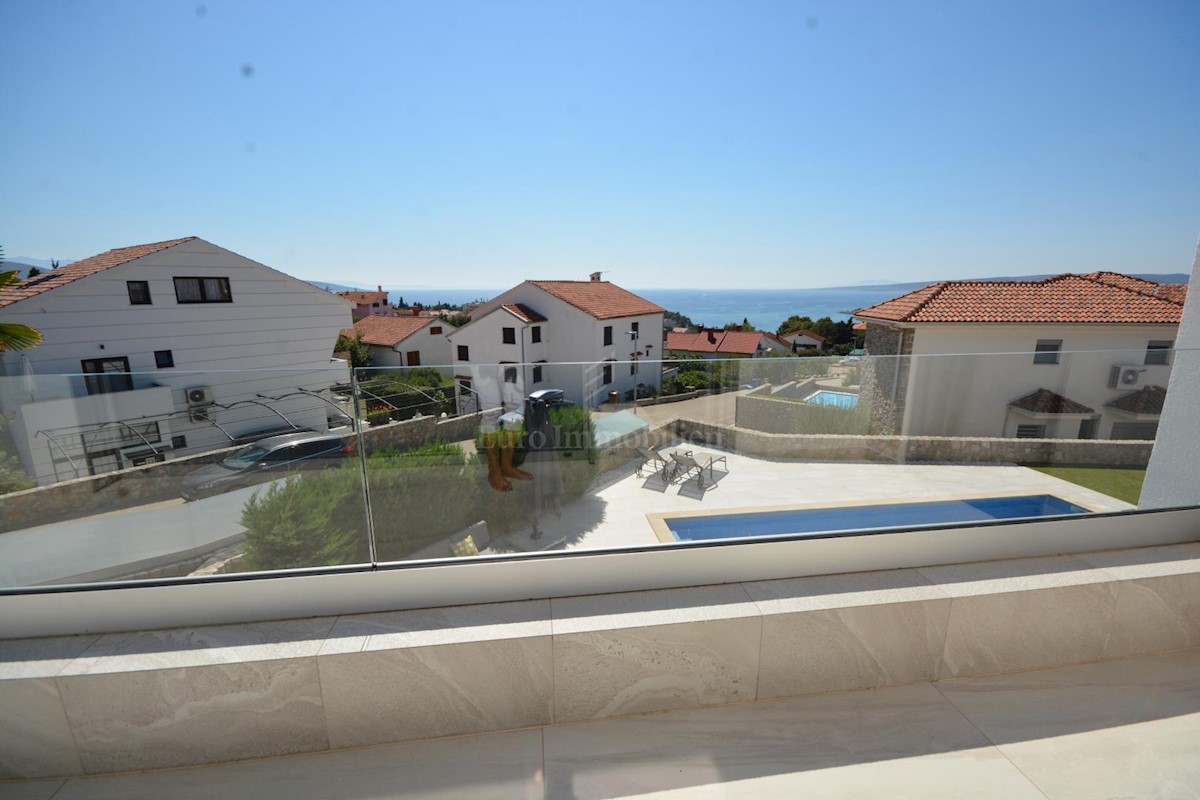 Luxury villa with sea view, island of Krk