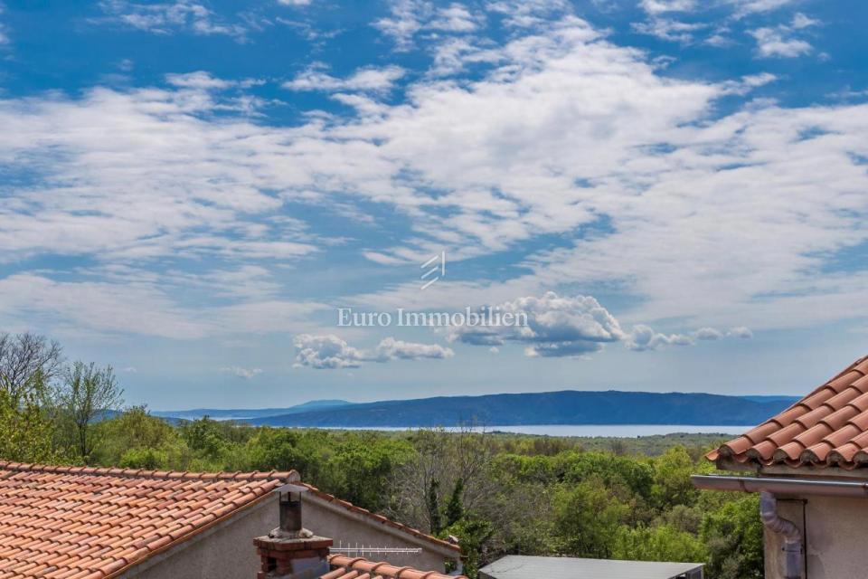 Bella casa di pietra con vista mare - dintorni della citta di Veglia