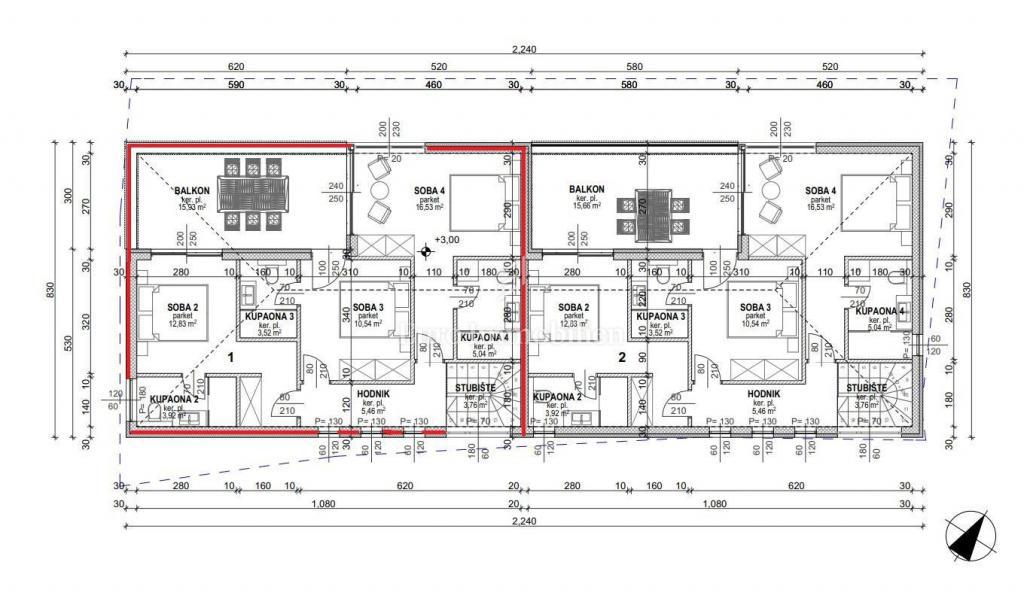 Casa con piscina - nuova costruzione, Malinska