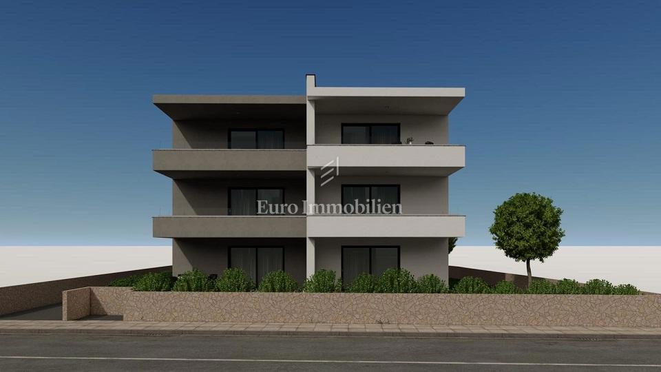 Novalja - appartamento con grande terrazza, vista mare