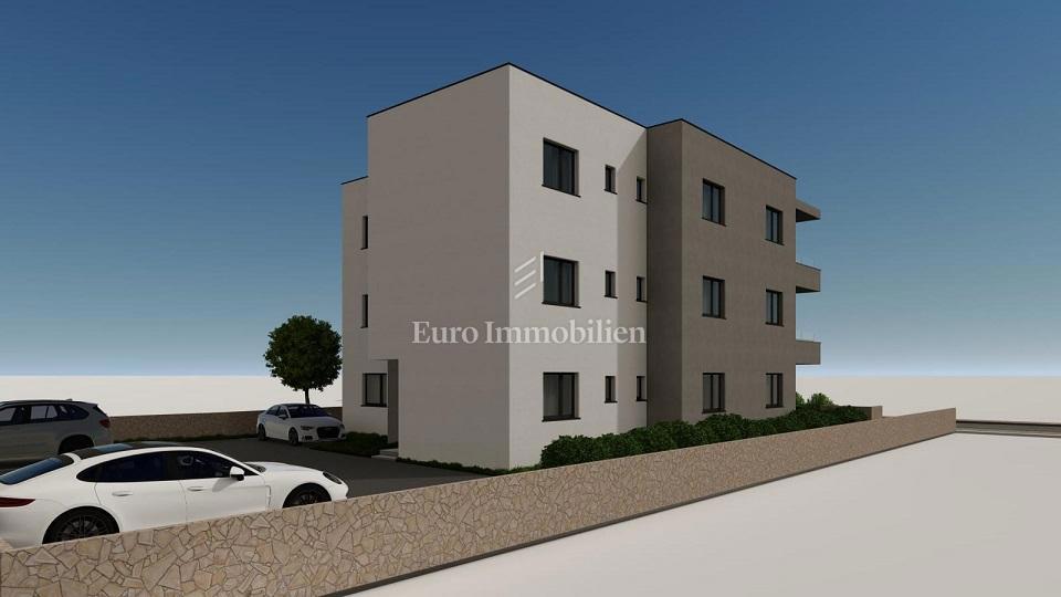 Novalja - appartamento con grande terrazza, vista mare