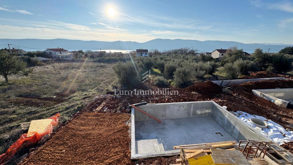 Isola di Krk - lussuosa nuova villa con vista mare