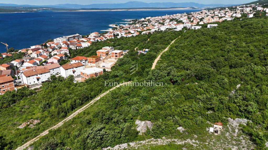 Crikvenica - terreno con vista panoramica