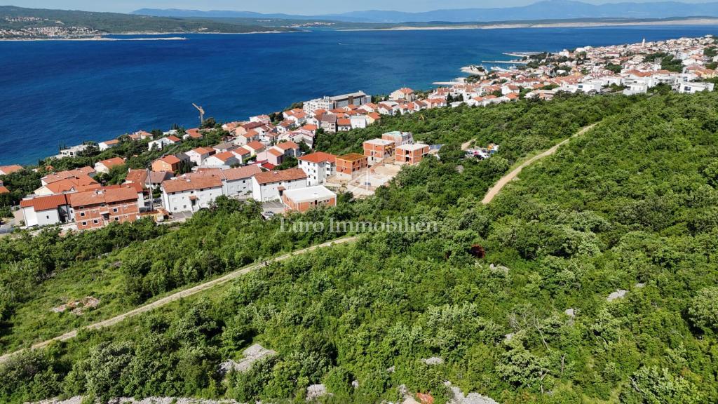 Crikvenica - terreno con vista panoramica