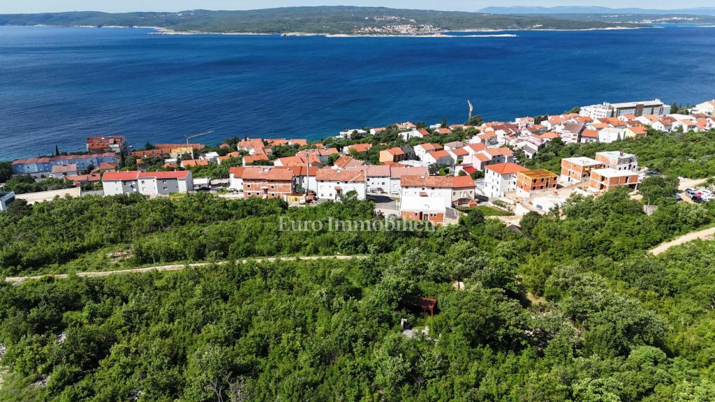 Crikvenica - terreno con vista panoramica