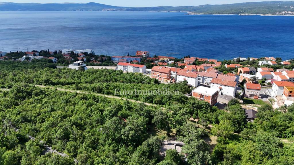 Crikvenica - terreno con vista panoramica