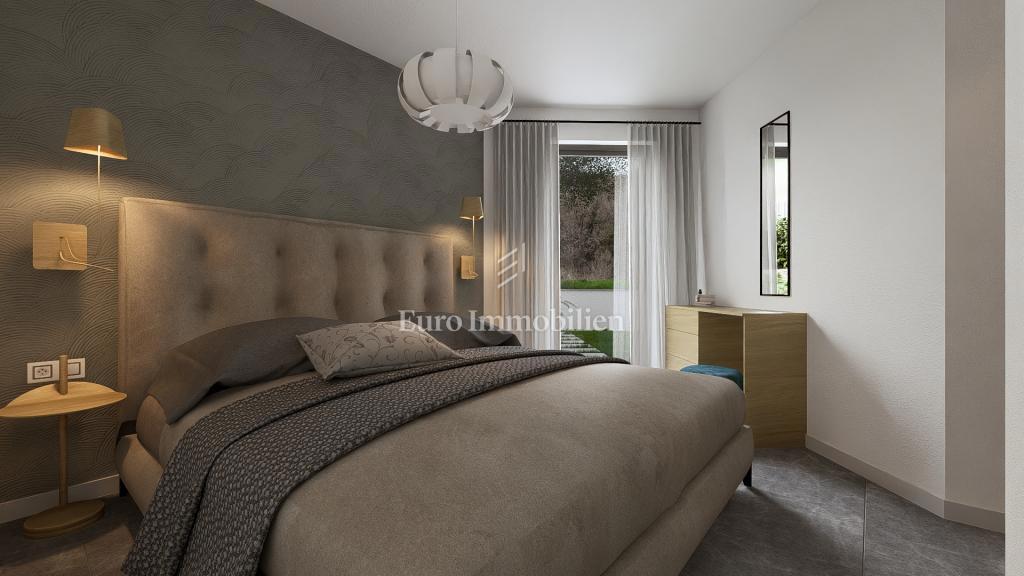 Nuovo edificio con vista mare