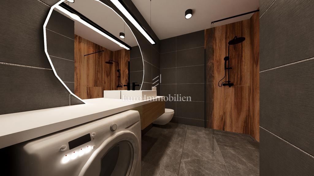 Nuovo edificio con vista mare