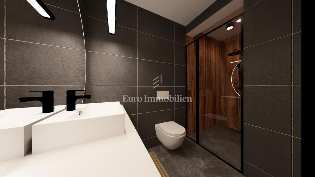 Nuovo edificio con vista mare