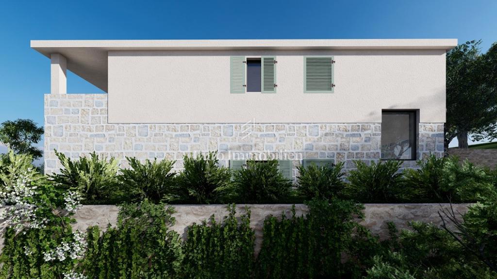 Stara Novalja - villa con piscina e vista mare