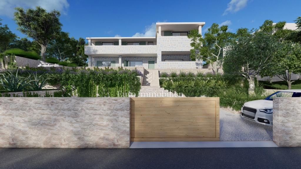 Stara Novalja - villa con piscina e vista mare