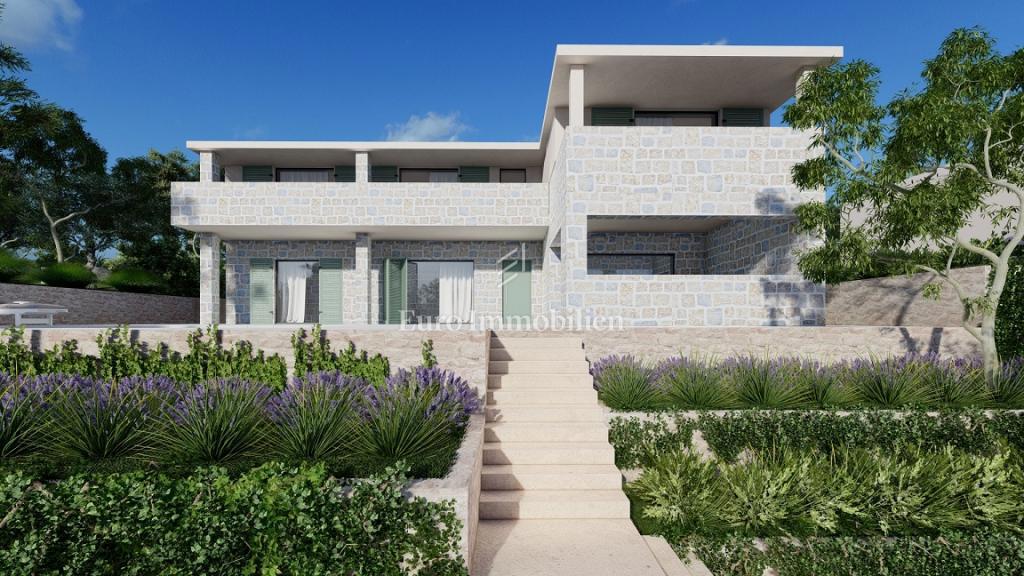 Stara Novalja - villa con piscina e vista mare