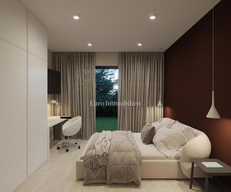 Peroj - appartamento con giardino e terrazza vista mare