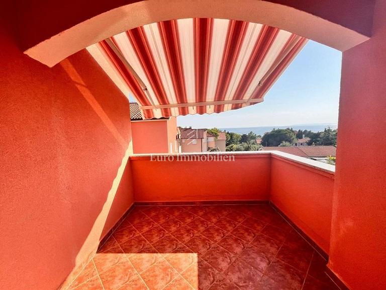 Novalja, Appartamento con due terrazze e vista mare