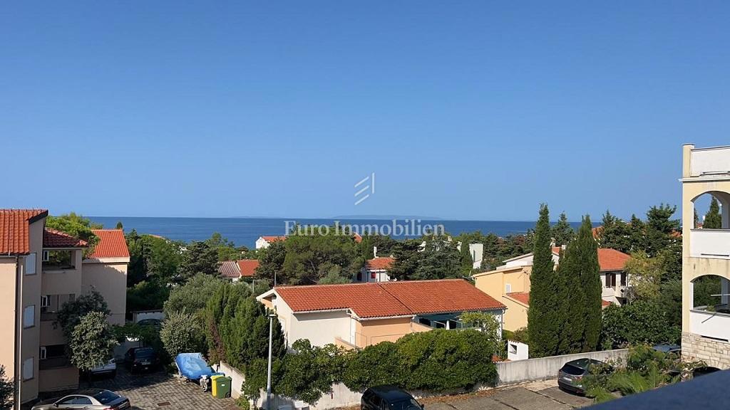 Novalja, Appartamento con due terrazze e vista mare