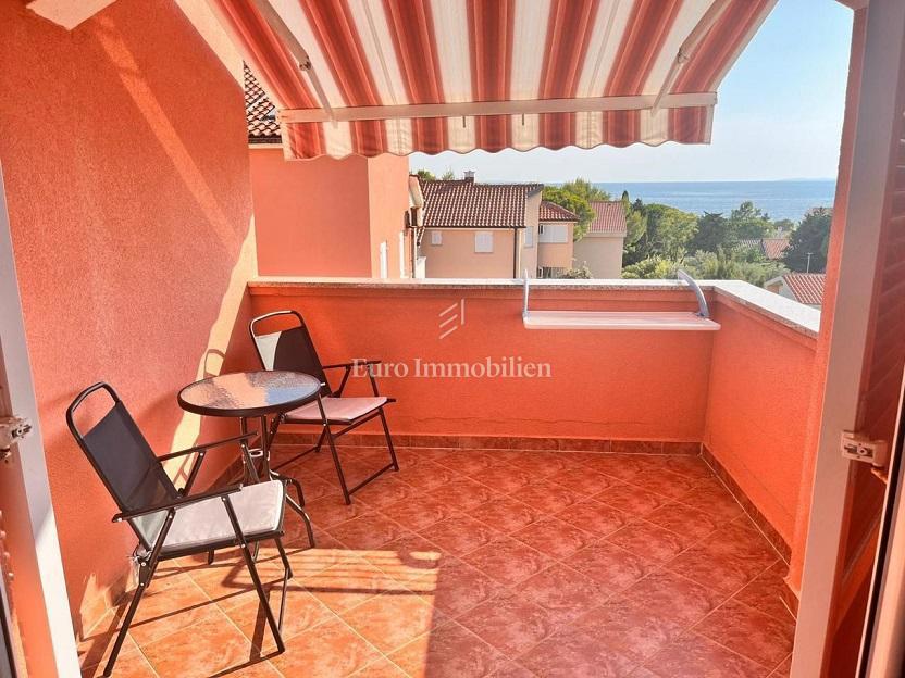 Novalja, Appartamento con due terrazze e vista mare